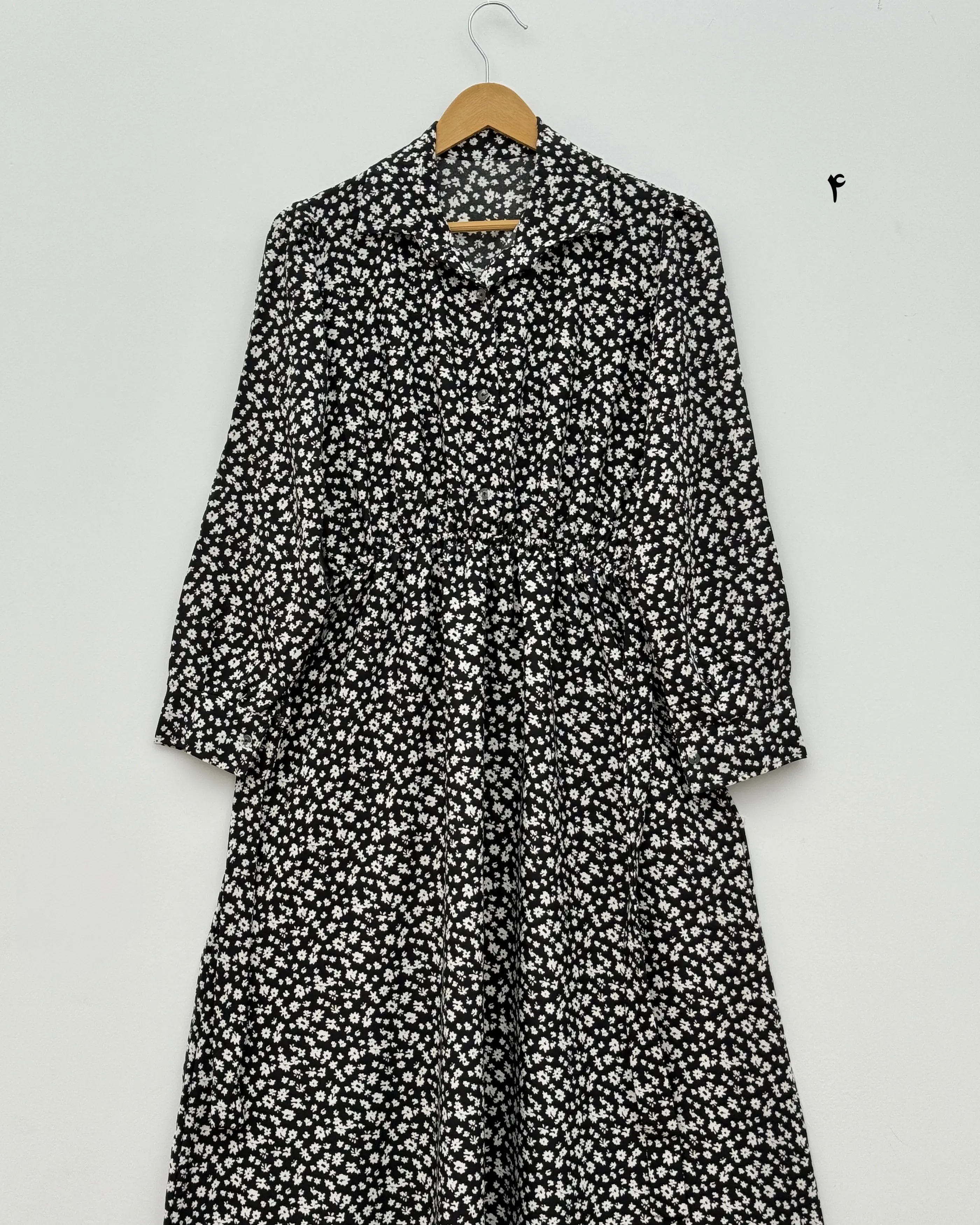 پیراهن ساحلی کرپ گلدار مدل بهار